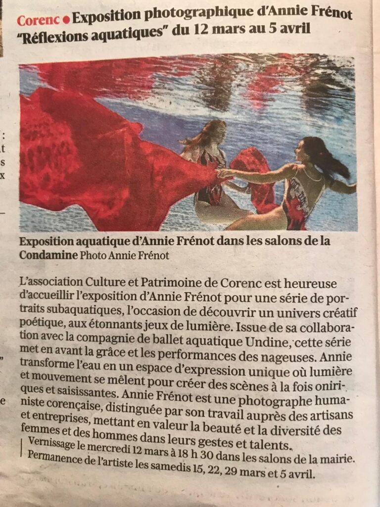 https://www.ledauphine.com/culture-loisirs/2025/03/04/exposition-photographique-d-annie-frenot-reflexions-aquatiques-du-12-mars-au-5-avril